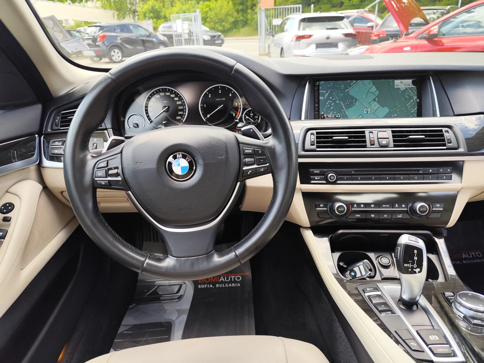 BMW 520 D  AВТОМАТИК* KOЖА* ПАРКТРОНИК* XENON* NAVI - изображение 8