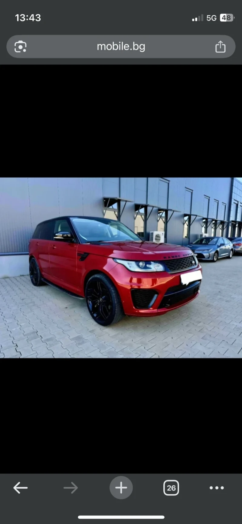Land Rover Range Rover Sport, снимка 14 - Автомобили и джипове - 52682486
