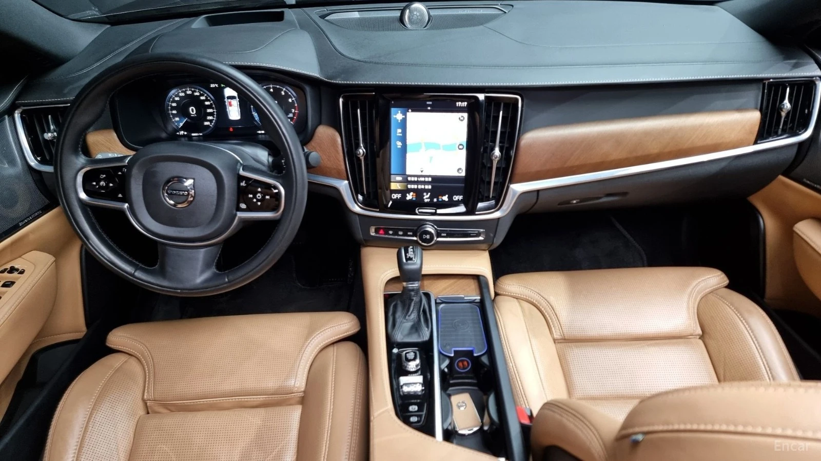 Volvo S90 T5 Inscription* КОЖА* ОБДУХВ* ПАНО* НАВИ, снимка 5 - Автомобили и джипове - 55493631