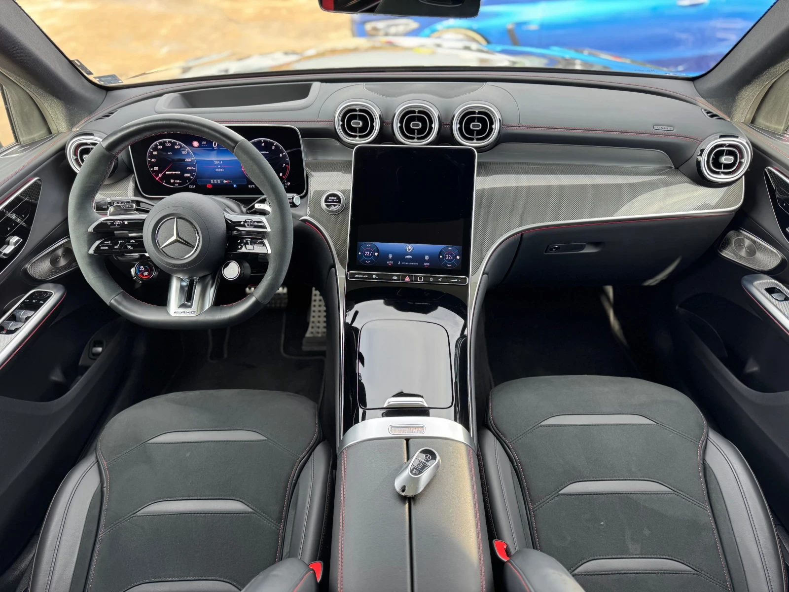 Mercedes-Benz GLC 43 AMG 4M* BURM* PANO* HEAD UP* KEYLESS* EXCLUSIVE | Mobile.bg   12