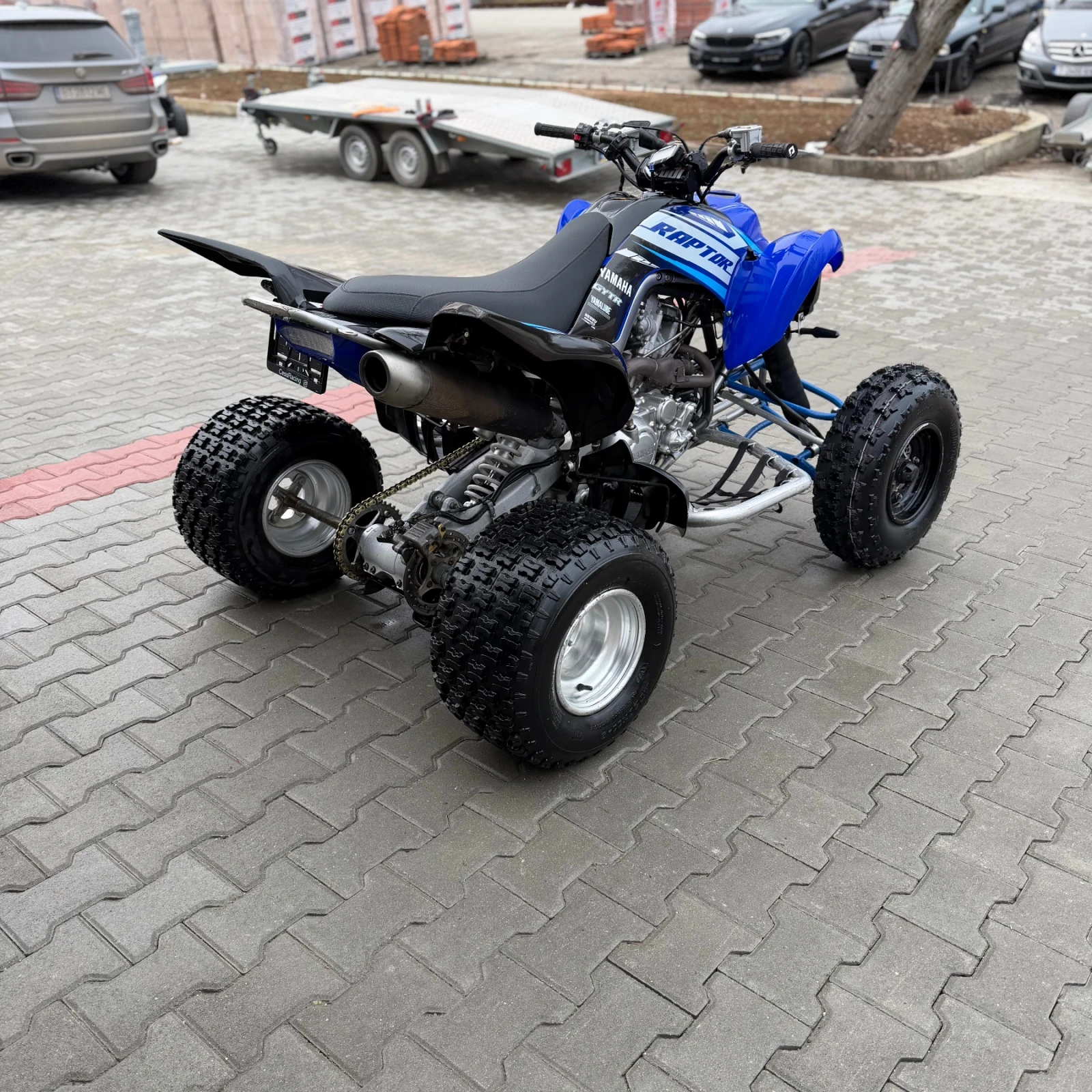 Yamaha Raptor YFM 700 дълги носачи и широка ос - изображение 5