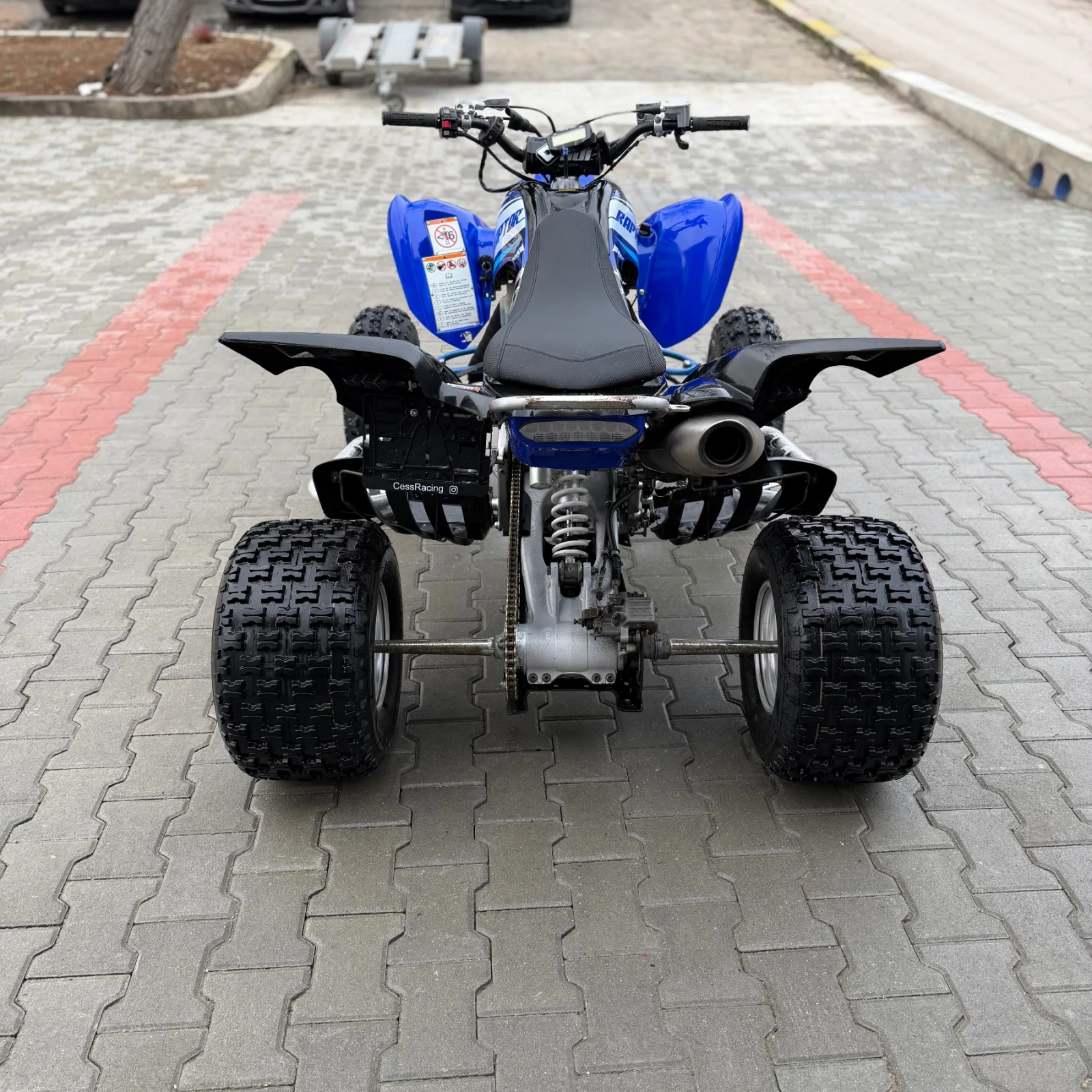 Yamaha Raptor YFM 700 дълги носачи и широка ос - изображение 6