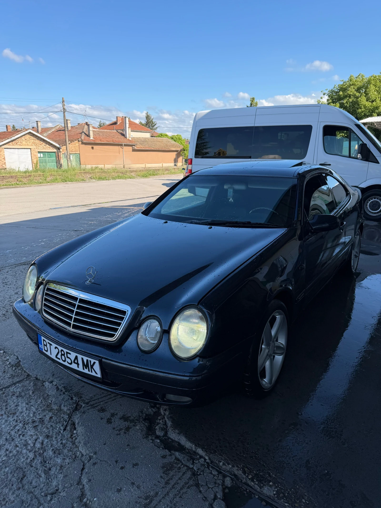 Mercedes-Benz CLK 200 COMPRESSOR ГАЗОВ ИНЖЕКЦИОН, снимка 2 - Автомобили и джипове - 54658386