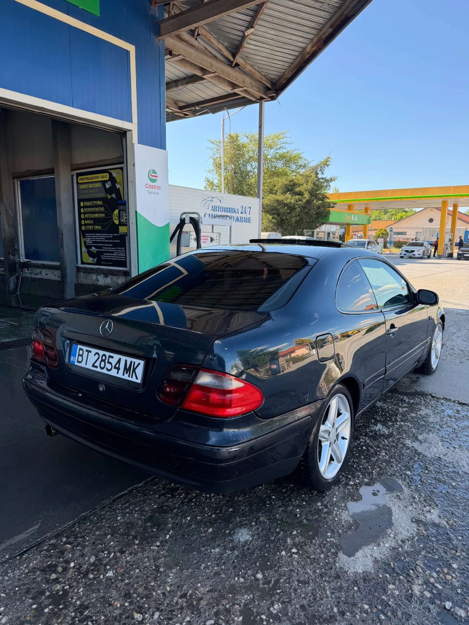 Mercedes-Benz CLK 200 COMPRESSOR ГАЗОВ ИНЖЕКЦИОН, снимка 3 - Автомобили и джипове - 54658386