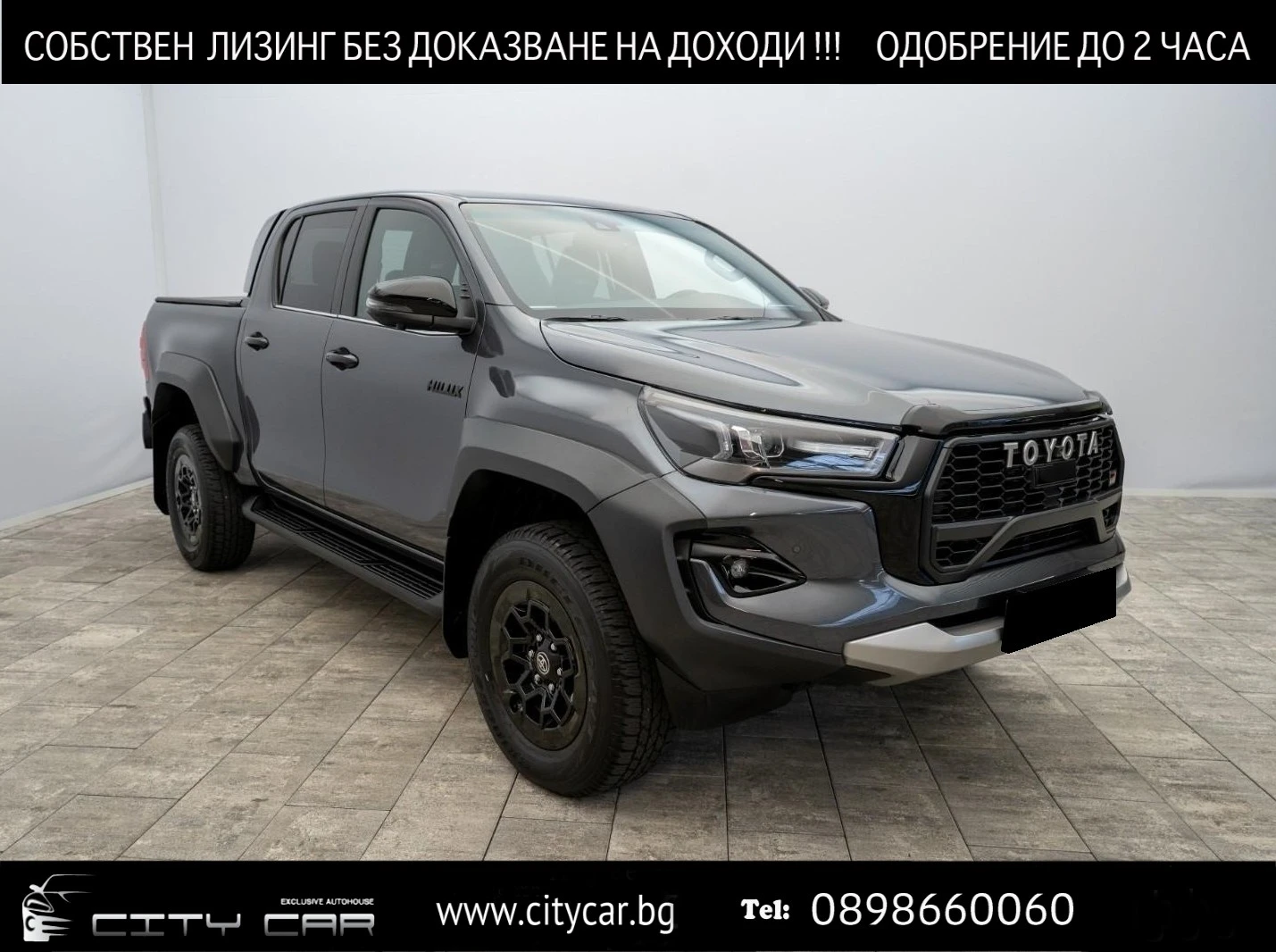 Toyota Hilux 2.8 D-4D/GR SPORT/DOUBLE CAB/360/JBL/LED/, снимка 1