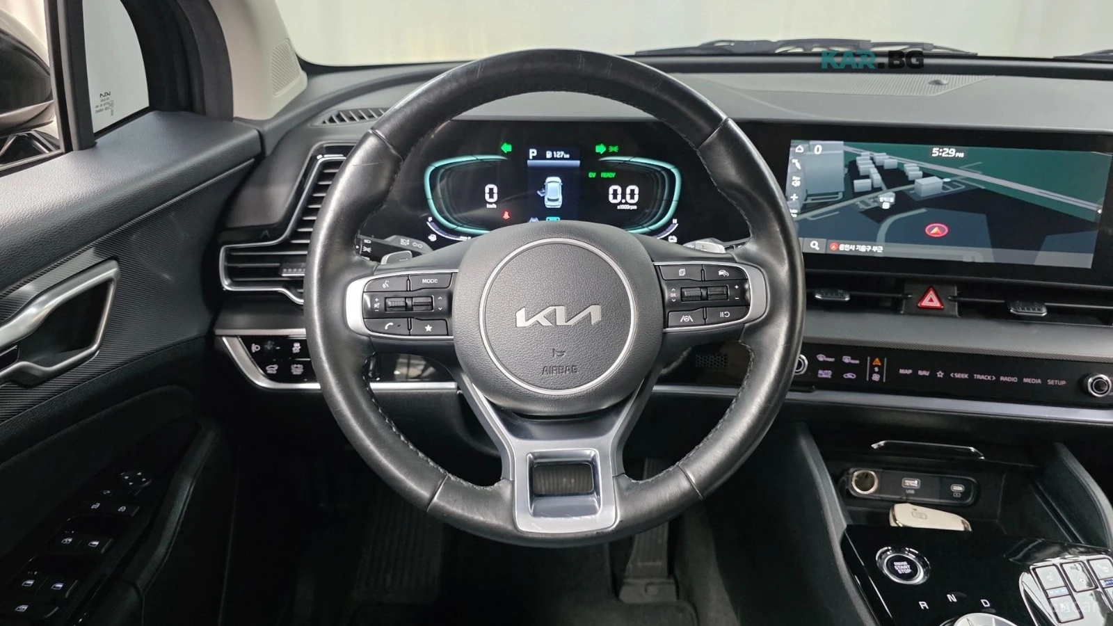 Kia Sportage NOBLESSE* HYBRID* КОЖА* ПОДГРЕВ* ОБДУХВ* НАВИ, снимка 14 - Автомобили и джипове - 54934409