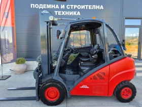 Мотокар Linde 3 тона / ИЗРАВНИТЕЛ + ПОЗИЦИОНЕР / ОБСЛУЖЕН !, снимка 2