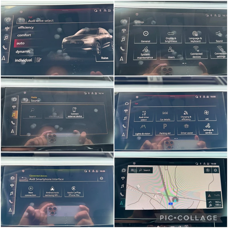 Audi E-Tron 55 S-line QUATTRO 408kc/95kw/ФАБРИЧНА ГАРАНЦИЯ, снимка 11 - Автомобили и джипове - 51645659