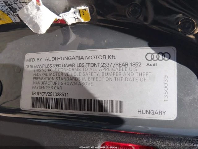Audi Tt TURBO* AWD* КАБРИО* ЛИЗИНГ, снимка 9 - Автомобили и джипове - 55186329