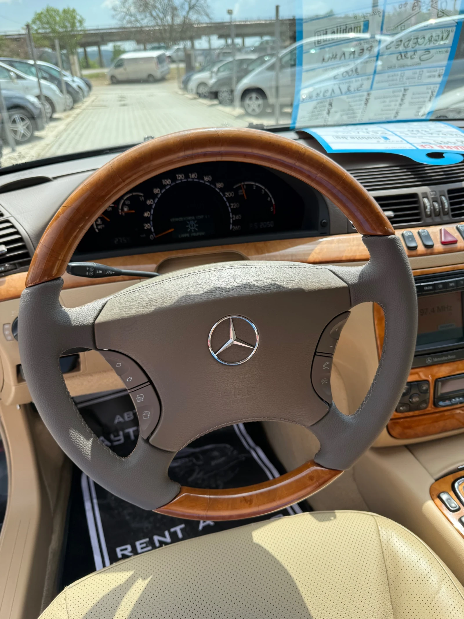 Mercedes-Benz S 320 Дистроник* Нов внос* 3.2* Обдухване* Нави* Бартер* | Mobile.bg — изображение 14