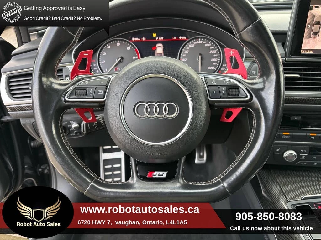 Audi S6 * АВТО КРЕДИТ* ЦЕНА ДО БГ * СЕРВИЗНА ИСТОРИЯ *  - изображение 9