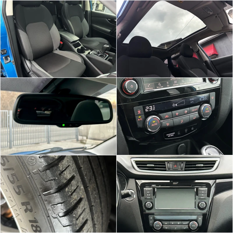 Nissan Qashqai 1.5DCi, EURO 6D, ПАНОРАМА, 360 КАМЕРА, FULL, снимка 12 - Автомобили и джипове - 49458699