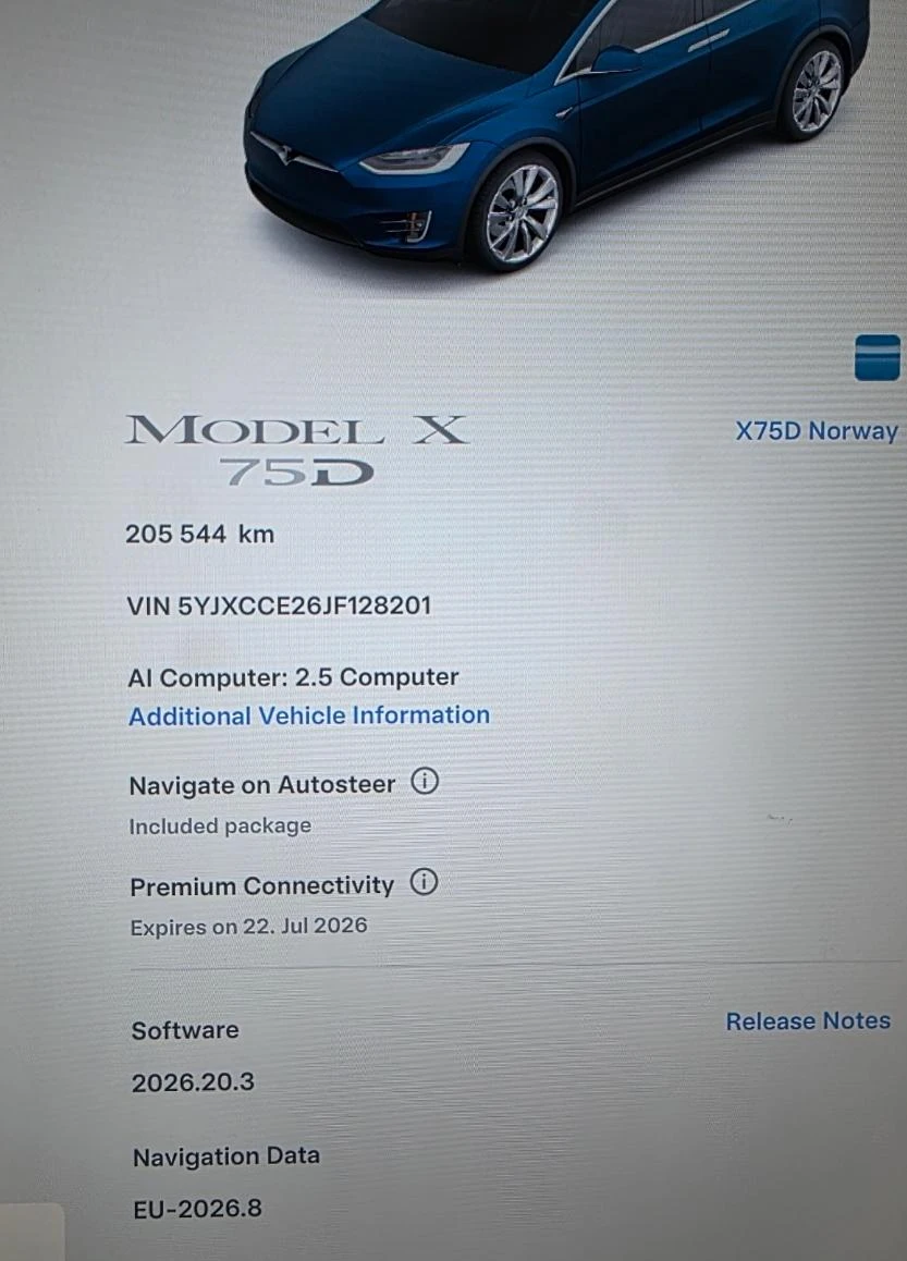 Tesla Model X X75D Безупречна, снимка 16 - Автомобили и джипове - 55153429
