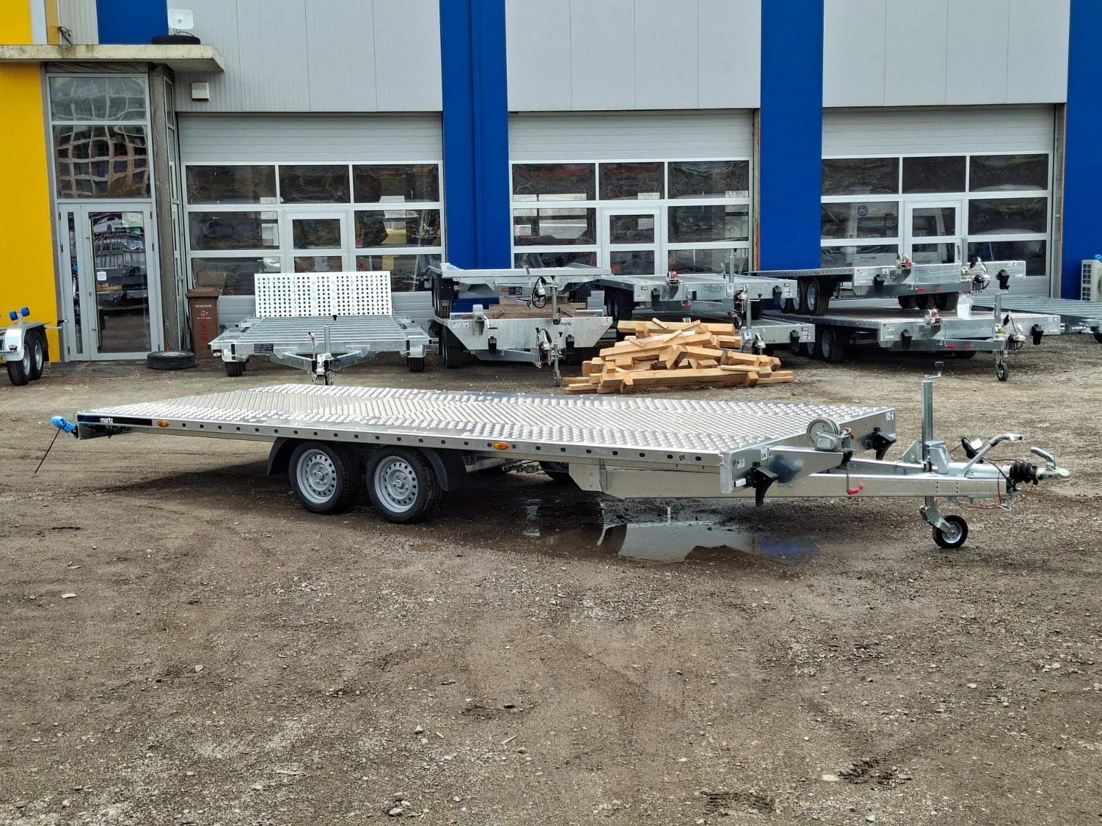 За автомобил Други MARTZ GT UNIDECK 550/2 S 3000KG ALU, снимка 6 - Ремаркета - 54156228