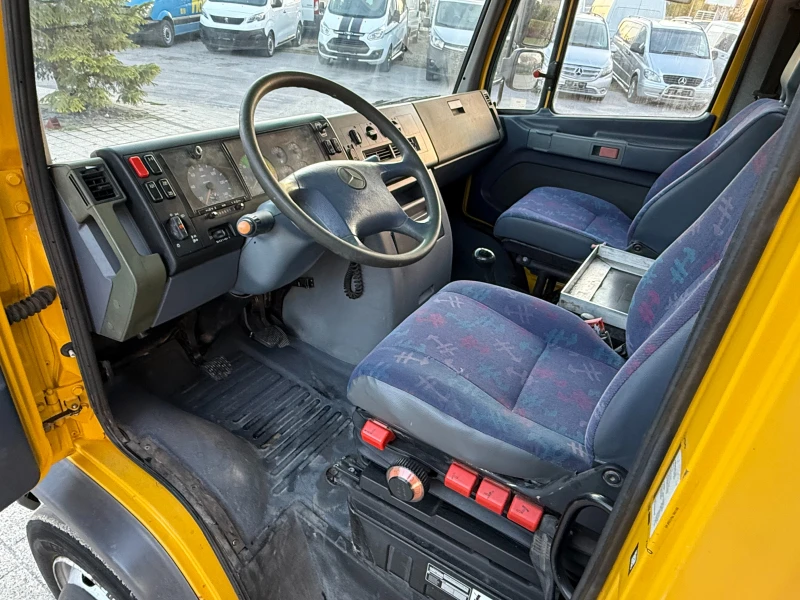 Mercedes-Benz Vario 815d Самосвал + кран Hiab 035-2 3.70м., снимка 14 - Бусове и автобуси - 48693535
