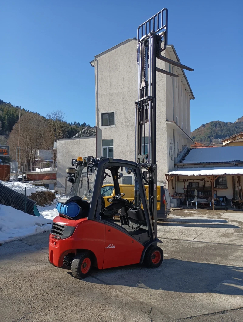 Мотокар Linde Газ. Н20 Триплекс внос Германия, снимка 2 - Индустриална техника - 48822692