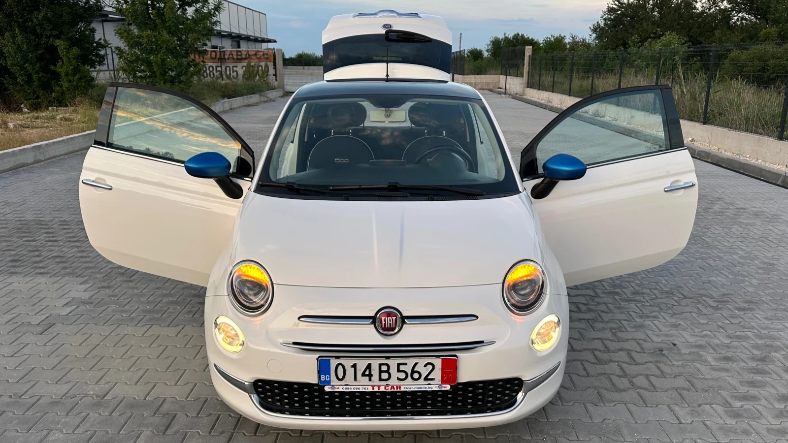 Fiat 500 ЛИЗИНГ! Face lift EURO 6B Klima! внос Италия!, снимка 9 - Автомобили и джипове - 54680371