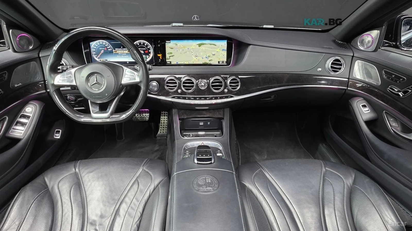 Mercedes-Benz S 63 AMG 4MATIC* HUD* 360* МАСАЖИ* НАВИ* ПАНО, снимка 5 - Автомобили и джипове - 55843919