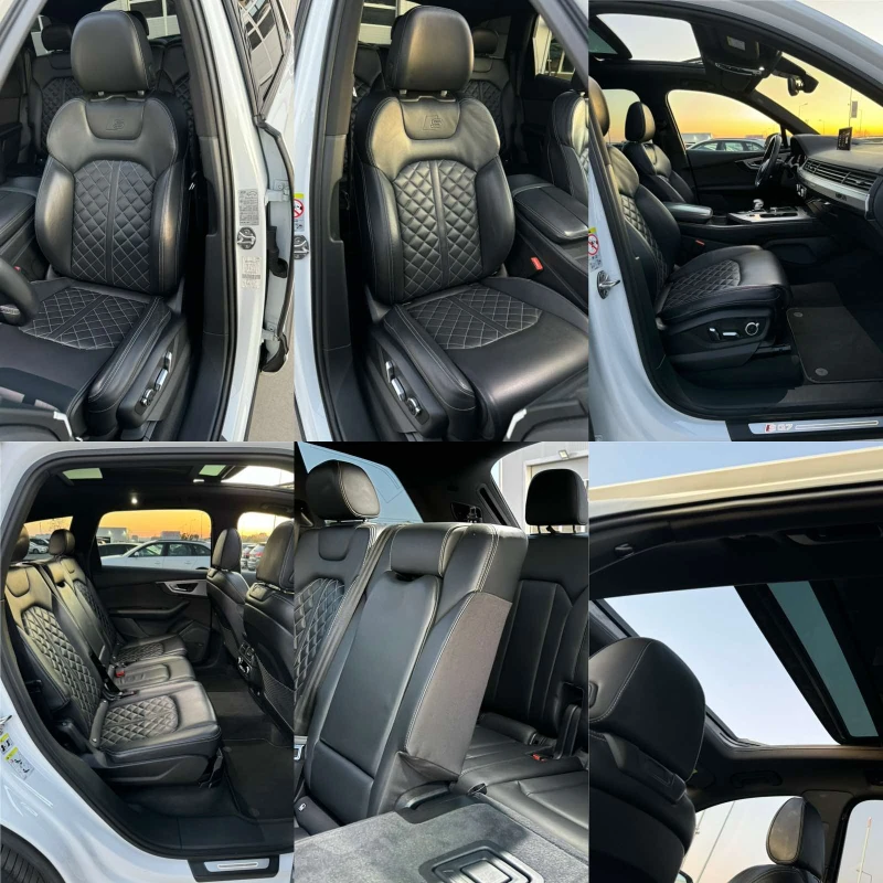 Audi SQ7 V8* 435ps* MATRIX* 7места* BOSE* 360* Head UP* NV*, снимка 11 - Автомобили и джипове - 47804266