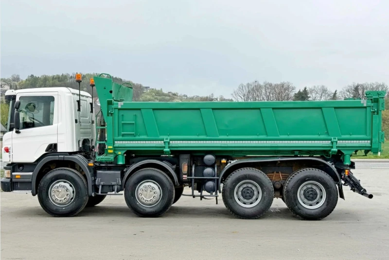 Scania P 380 * САМОСВАЛ 5.70 м + BORDMATIC * 8x4 * ЛИЗИНГ!!!, снимка 5 - Камиони - 52083340