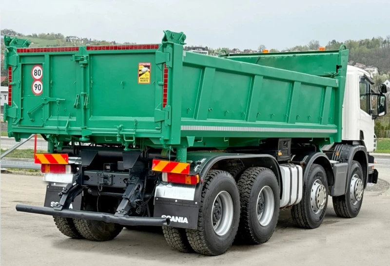 Scania P 380 * САМОСВАЛ 5.70 м + BORDMATIC * 8x4 * ЛИЗИНГ!!!, снимка 3 - Камиони - 52083340