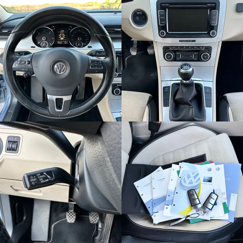 VW CC 2.0 TDI 140к.с NAVI / KOJA / PODGREV, снимка 16 - Автомобили и джипове - 47369090