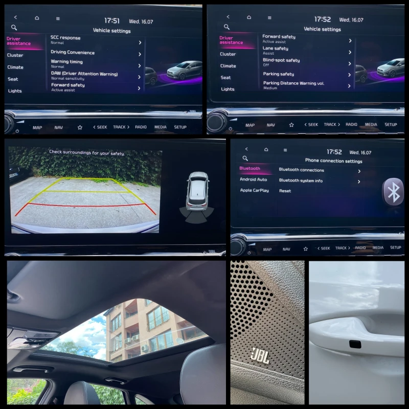 Kia Pro ceed 1.5 T-GDi/GT-PlusLine/DCT7/ПАНОРАМА, снимка 16 - Автомобили и джипове - 51046366