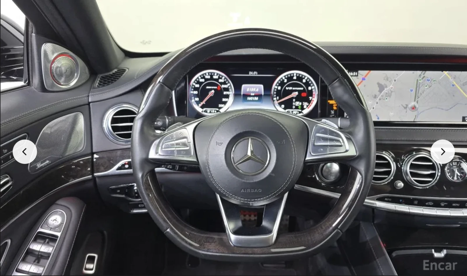 Mercedes-Benz S 63 AMG 4MATIC* ПОДГРЕВ* ОБДУХВАНЕ* ДИСТОРНИК* 3D* BURMEST, снимка 8 - Автомобили и джипове - 54031322