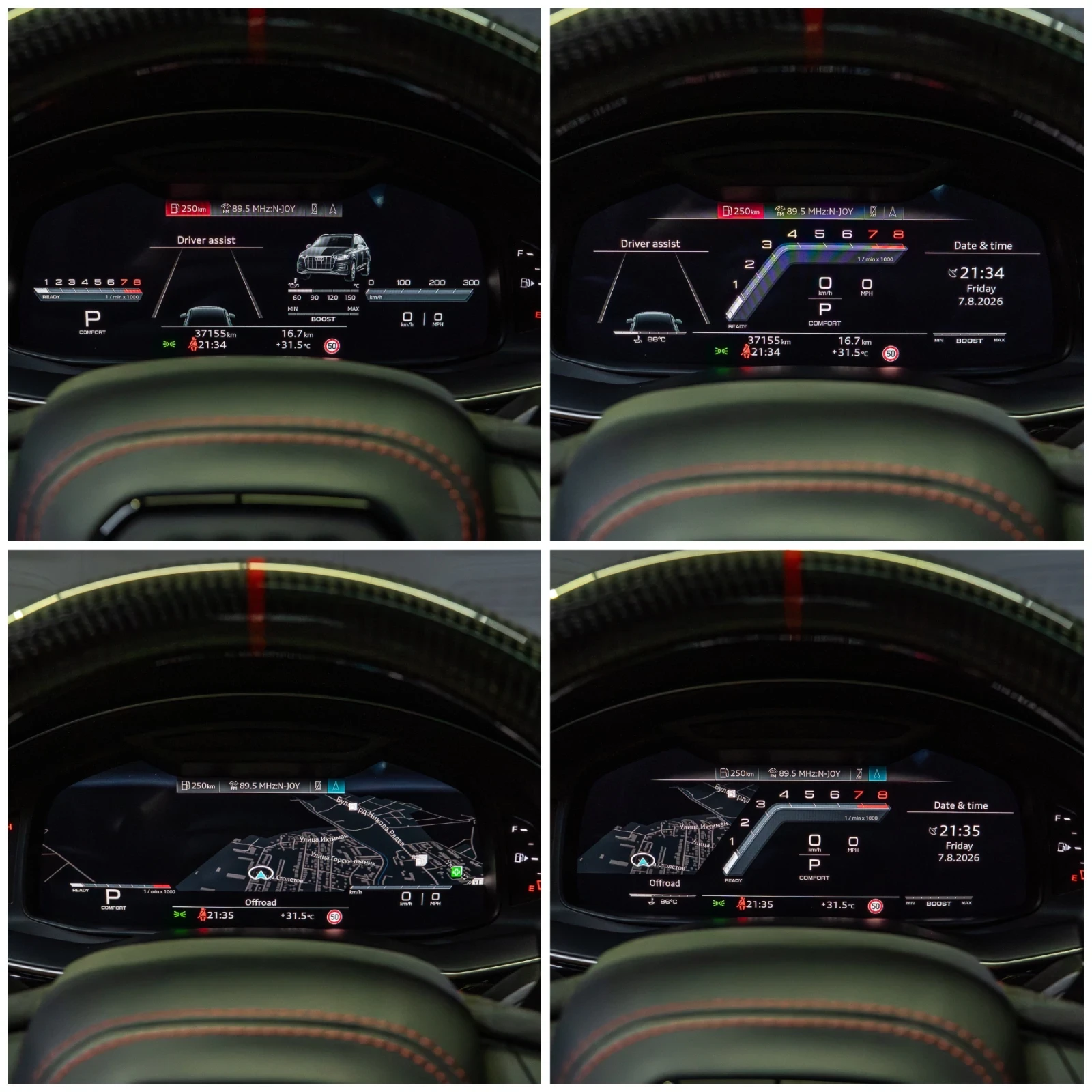 Audi SQ7 4.0TFSI /MATRIX/ 35.000km/PANO/B&O/6+ 1/, снимка 13 - Автомобили и джипове - 55598126
