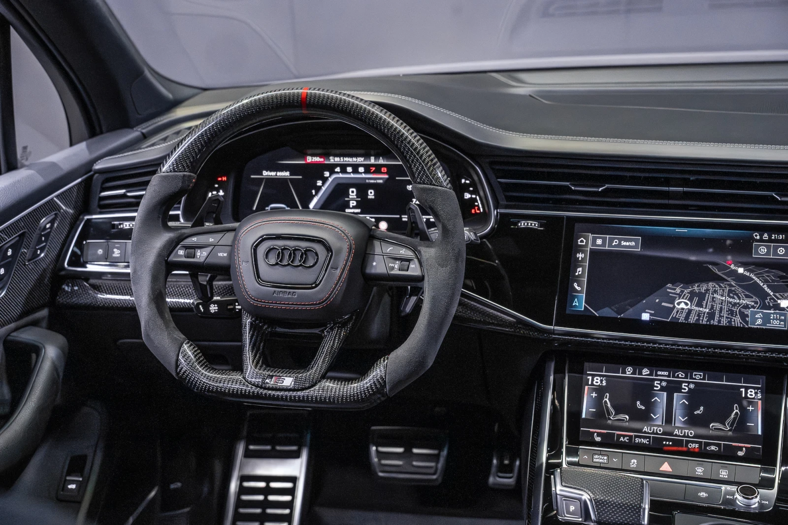 Audi SQ7 4.0TFSI /MATRIX/ 35.000km/PANO/B&O/6+ 1/, снимка 8 - Автомобили и джипове - 55598126