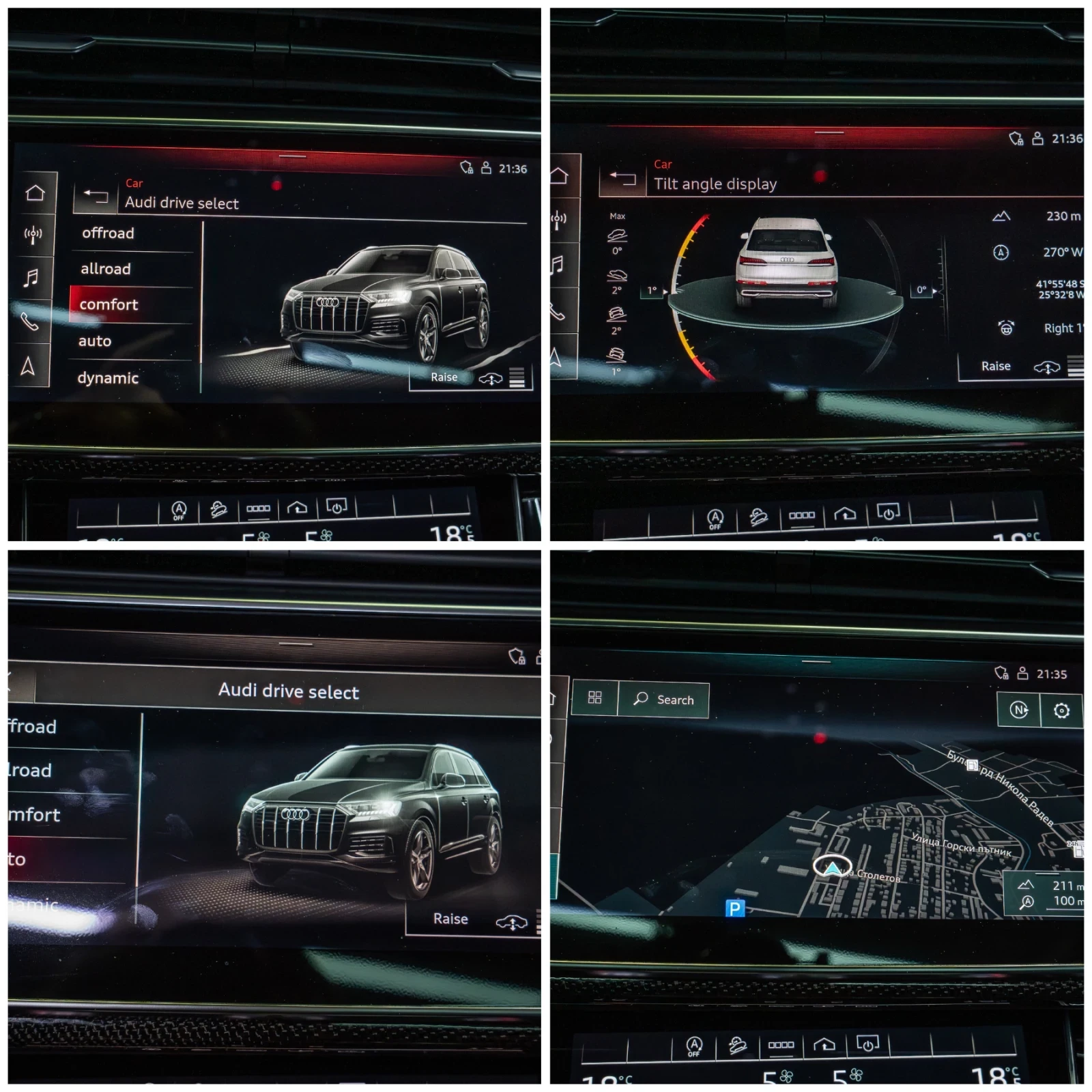 Audi SQ7 4.0TFSI /MATRIX/ 35.000km/PANO/B&O/6+ 1/, снимка 17 - Автомобили и джипове - 55598126