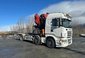 Scania R 480 8x2 с кран HIAB XS 622 HIPRO, снимка 1