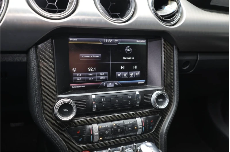 Ford Mustang ECO* BOOST* КОЖА* ОБДУХВАНЕ* МЪРТВА* ТОЧКА* LANE* , снимка 9 - Автомобили и джипове - 53323140