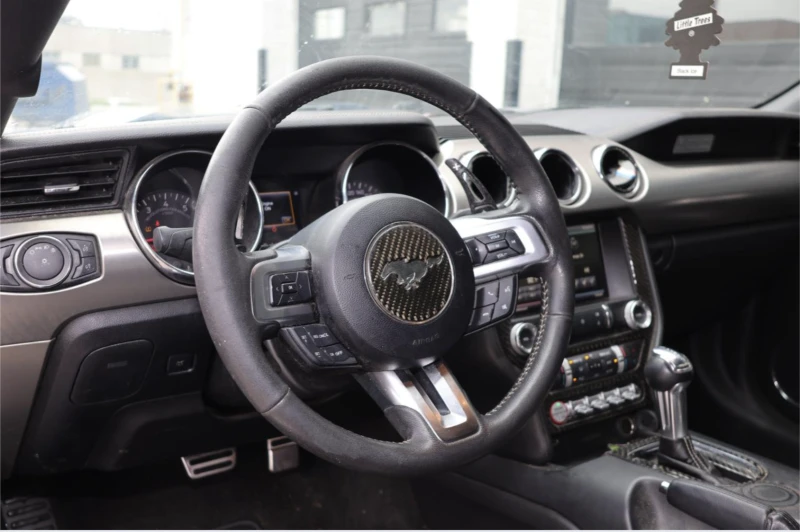 Ford Mustang ECO* BOOST* КОЖА* ОБДУХВАНЕ* МЪРТВА* ТОЧКА* LANE* , снимка 8 - Автомобили и джипове - 53323140