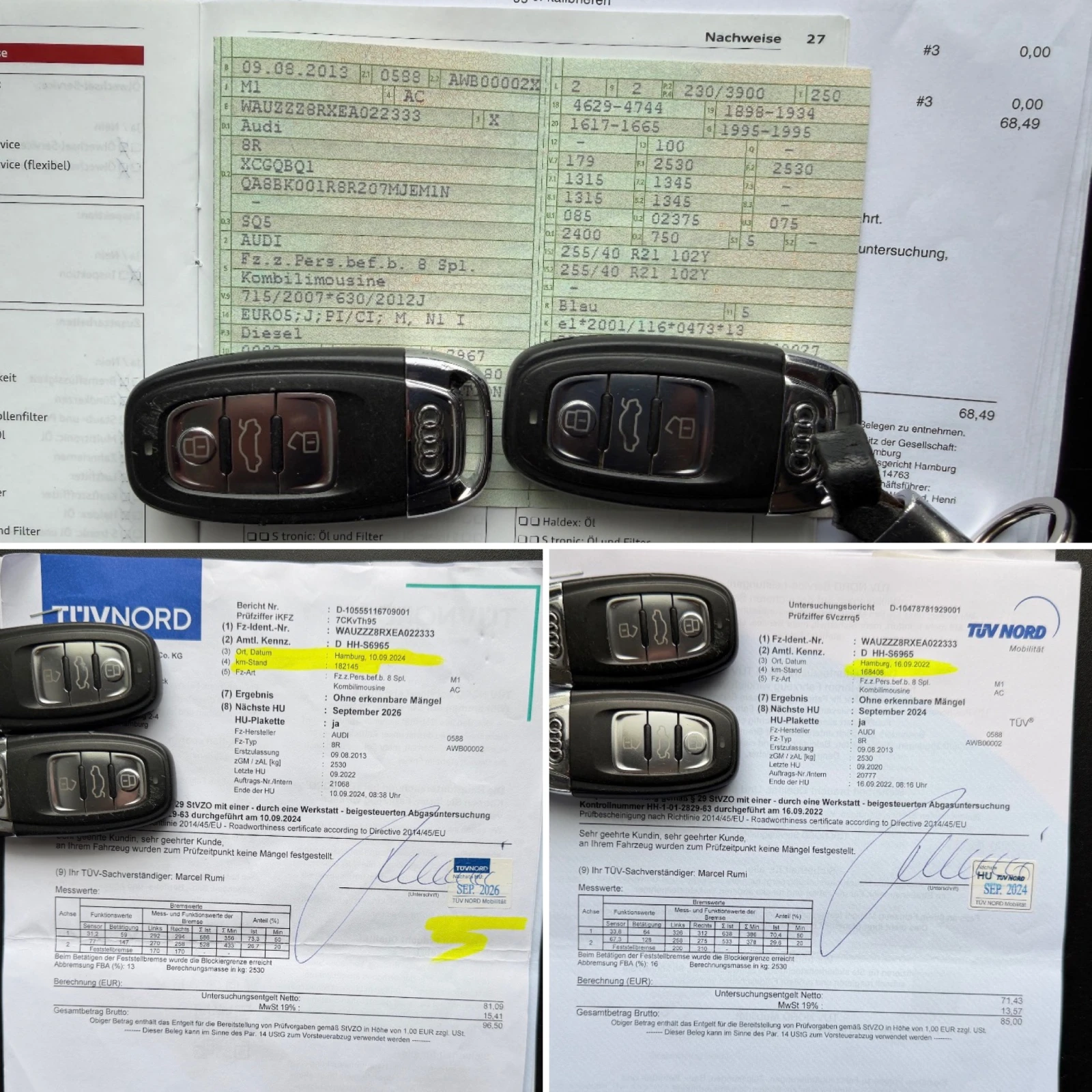 Audi SQ5 3.0TDI* 313* СЕРВИЗНА КНИЖКА С ПЪЛНА ИСТОРИЯ В АУД, снимка 17 - Автомобили и джипове - 54642163