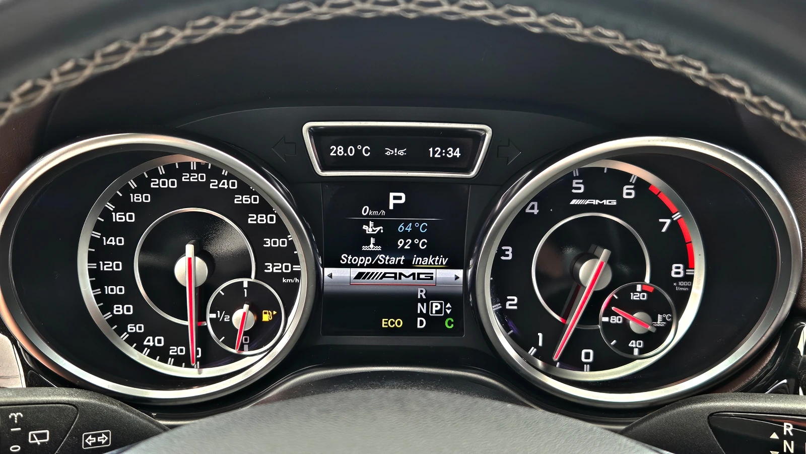 Mercedes-Benz ML 63 AMG TVX3/557КС/DISTR/PANO/МАСАЖ/360CAM/ОБДУХ/BANG&OLUF, снимка 10 - Автомобили и джипове - 54701671