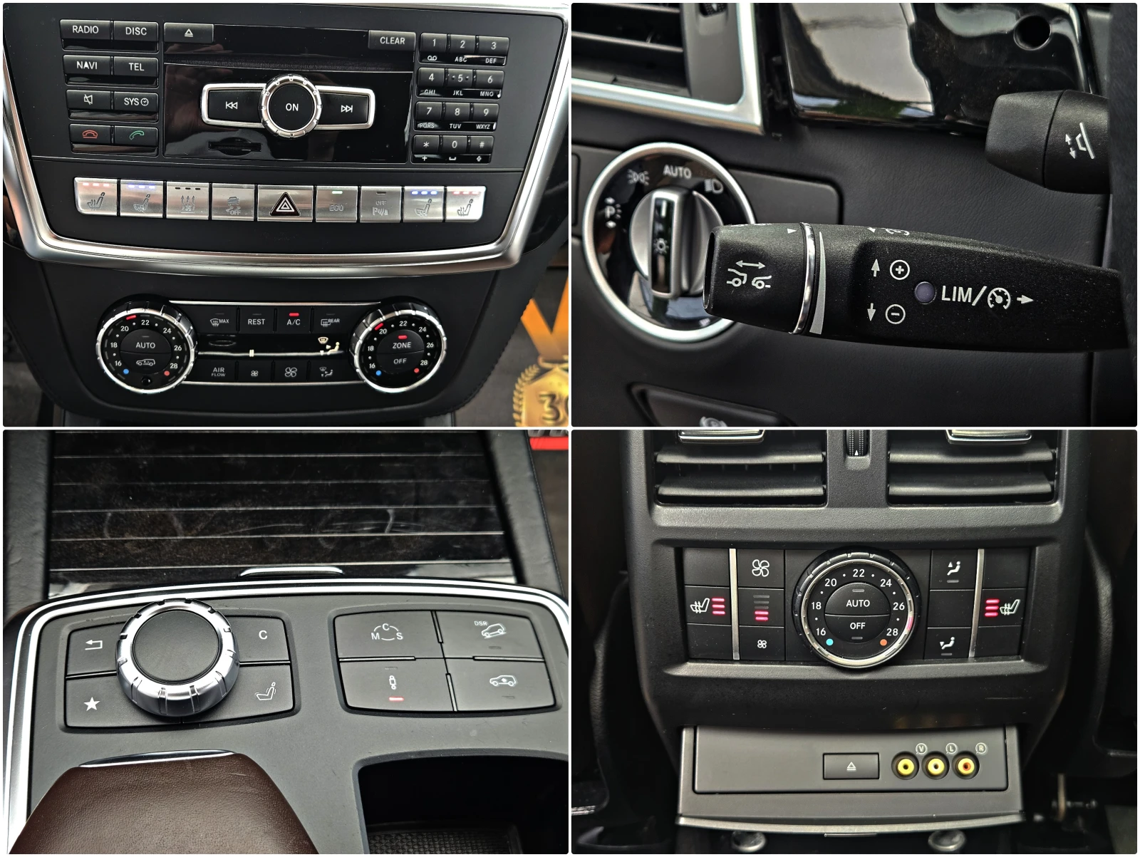 Mercedes-Benz ML 63 AMG TVX3/557КС/DISTR/PANO/МАСАЖ/360CAM/ОБДУХ/BANG&OLUF, снимка 12 - Автомобили и джипове - 54701671
