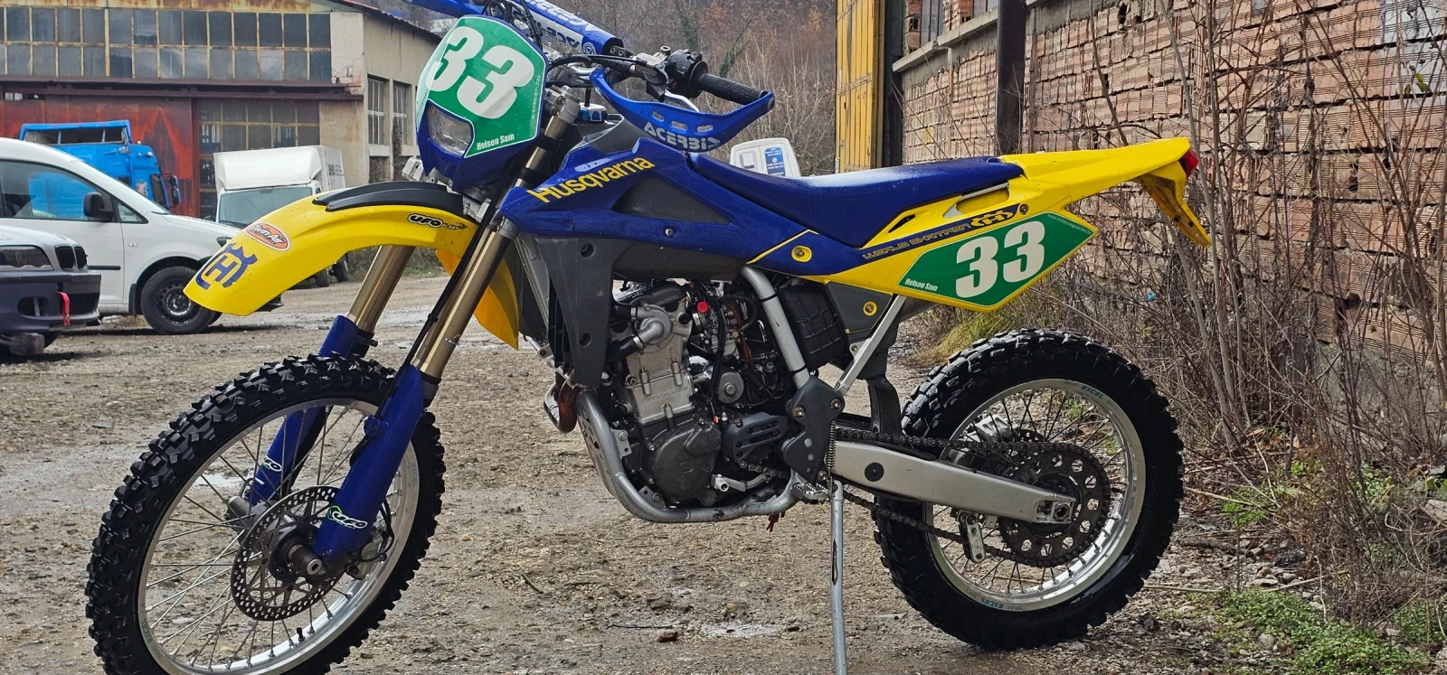 Husqvarna FE 450 2005г топ състояние стартер, снимка 1