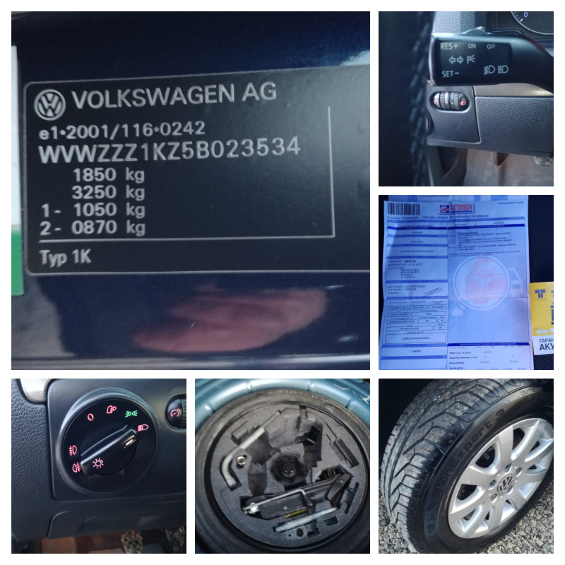 VW Golf 1.9TDI, снимка 14 - Автомобили и джипове - 43956661