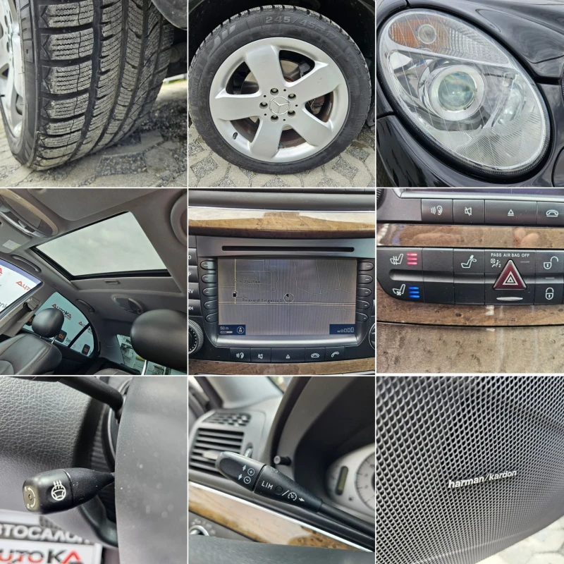 Mercedes-Benz E 320 3.2i-224кс= АВТОМАТ= 4Х4= ОБДУХВАНЕ= ШИБЕДАХ, снимка 16 - Автомобили и джипове - 49930665