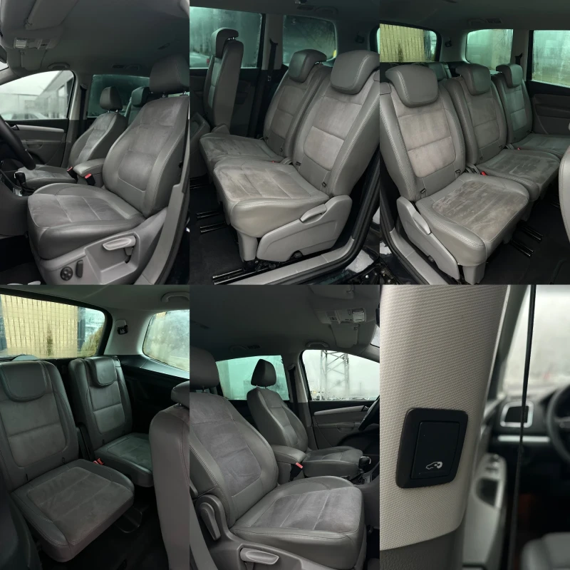 VW Sharan * 2.0TDI* DSG* 177к.с.* HIGHLINE* 7Места* , снимка 11 - Автомобили и джипове - 53513855