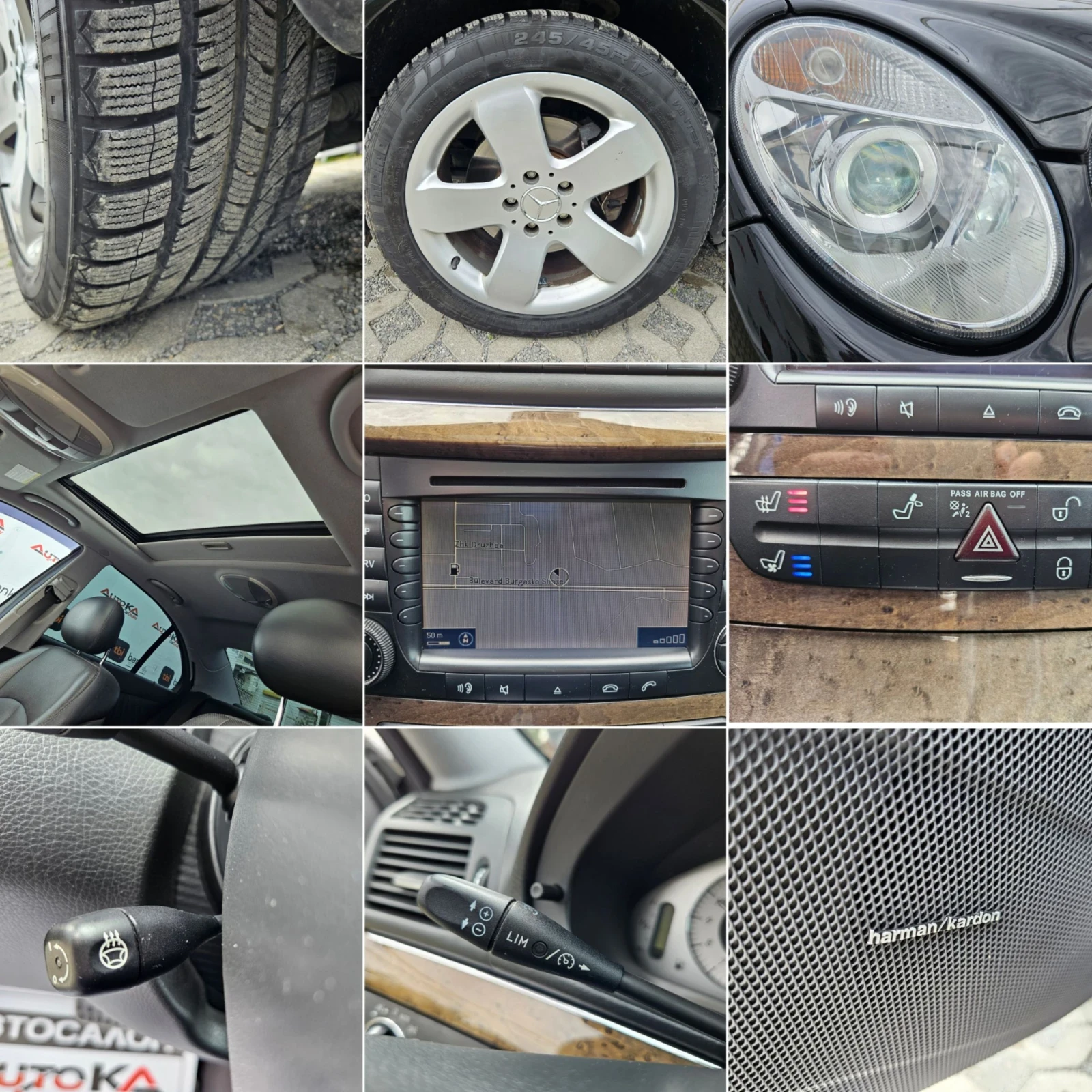 Mercedes-Benz E 320 3.2i-224��= �������= 4�4= ���������= ������� | Mobile.bg � ����������� 16