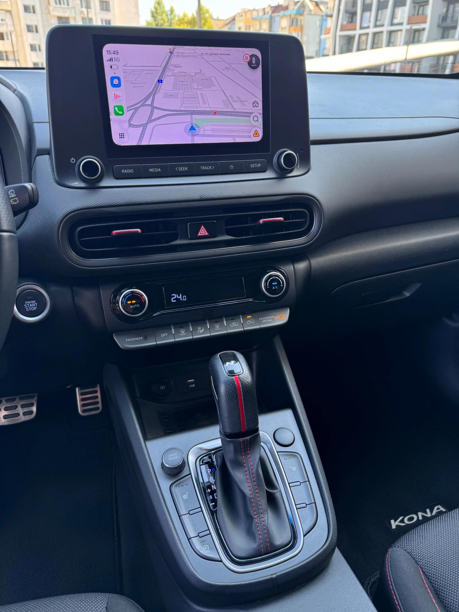 Hyundai Kona N line 1.6T, снимка 9 - Автомобили и джипове - 55623283