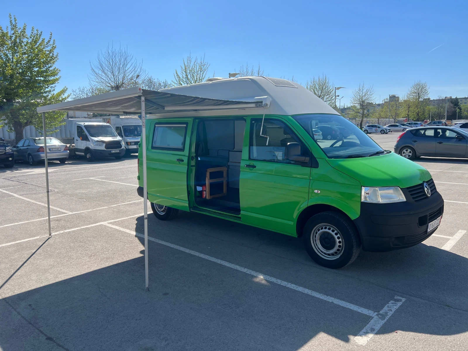 Кемпер VW Т5/ Газ/ Солар/ 12-220v, снимка 9 - Каравани и кемпери - 54309662