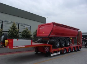 Полуремарке Kaessbohrer Самосвали 24m3-27m3, Нискотоварни , Платформи , снимка 4