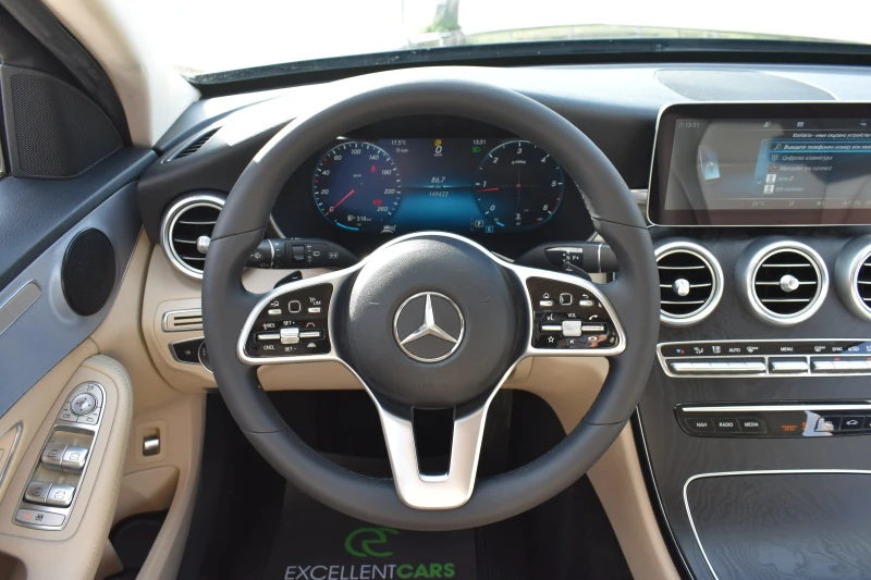 Mercedes-Benz C 220 194H.P* 9G-TRONIC* SPORT-LINE* FACELIFT* DIGITAL, снимка 15 - Автомобили и джипове - 48906553