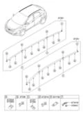 КАПАЧКА ЛАЙСНА ТАВАН HYUNDAI i30 2011-2016 / i20 2014-2018  87255A5000, снимка 2