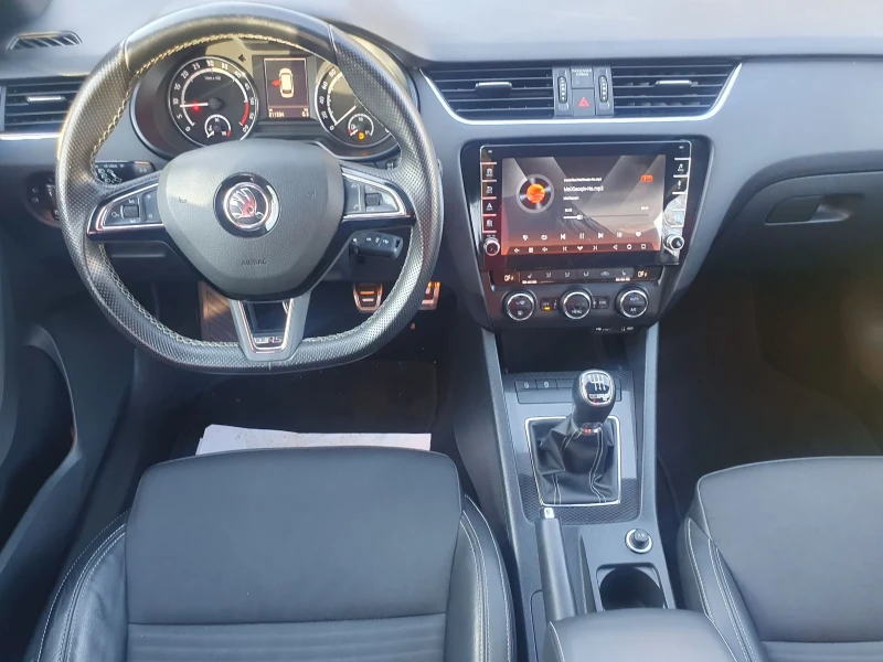 Skoda Octavia 2.0 TDI VRS KOJA NAVI PODGREV KAM. 2017 g EURO 6, снимка 8 - Автомобили и джипове - 51538314