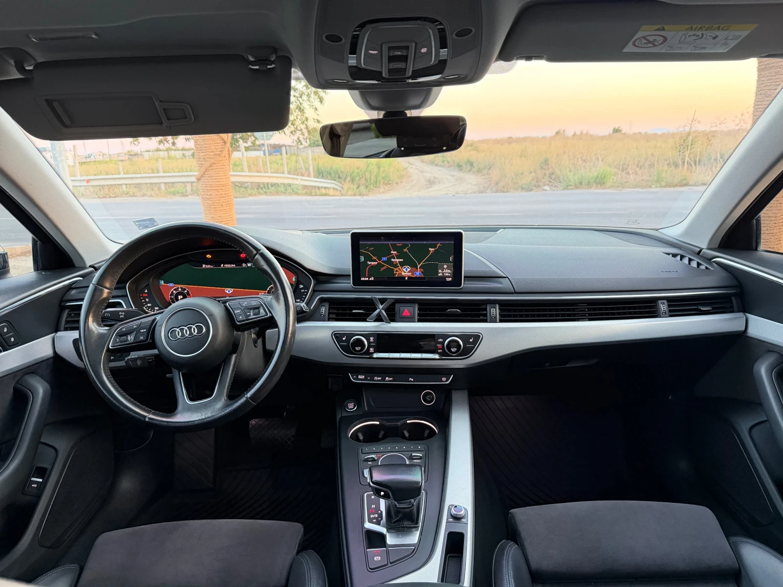 Audi A4 2.0TDI/190/PANORAMA/DISTRONIC/HEADUP/LIZING, снимка 11 - Автомобили и джипове - 55715094