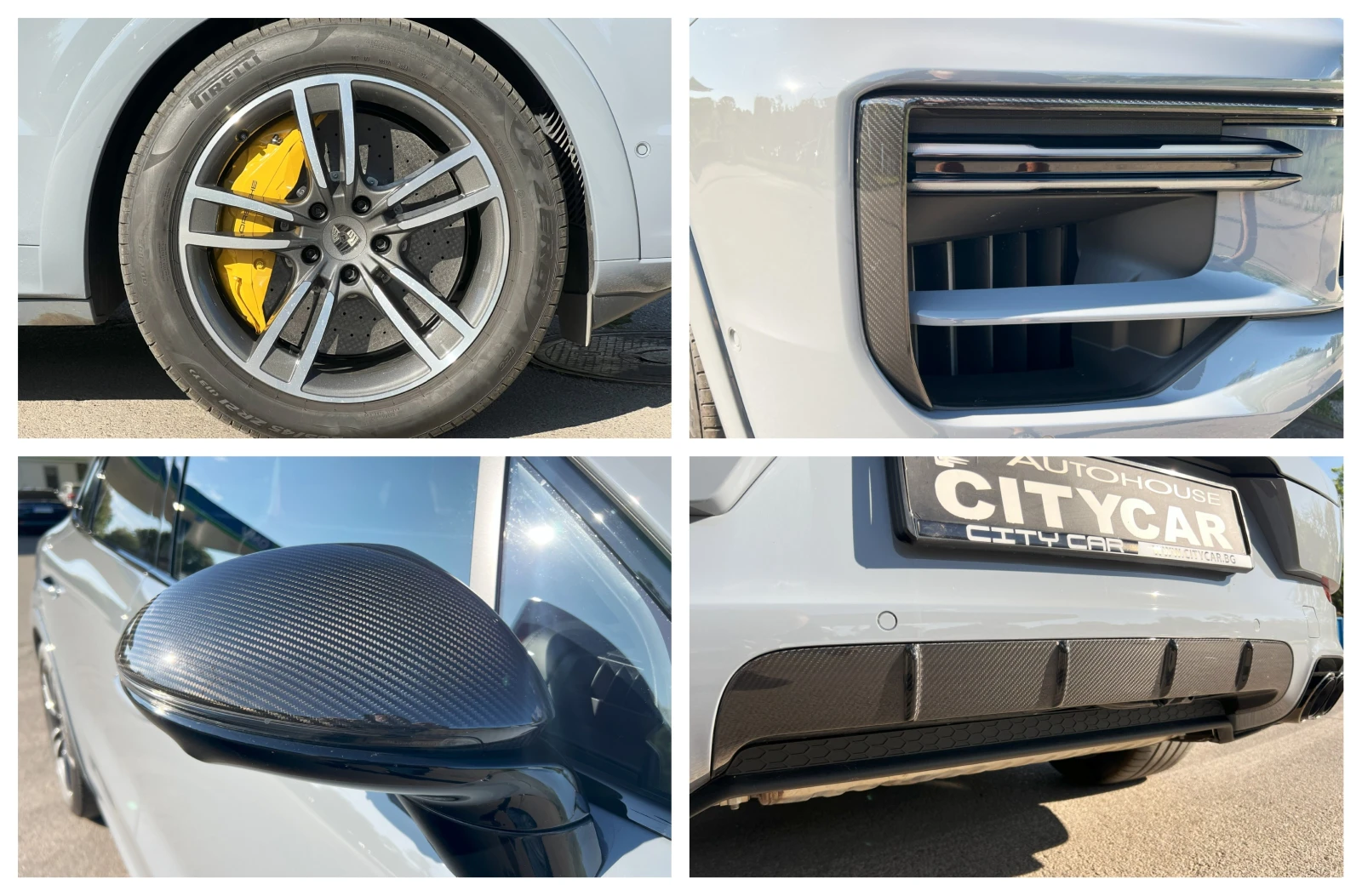 Porsche Cayenne TURBO E-HYBRID/CERAMIC/CARBON DESIGN/BURM/HUD/PANO | Mobile.bg   17